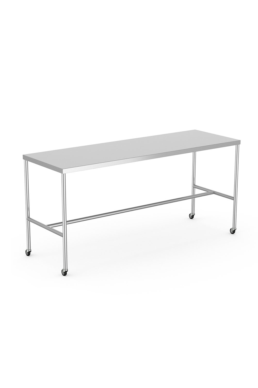 Stainless Steel Table Stainless Solutions Macmedical 24"D x 72"W x 34"H H-Brace 